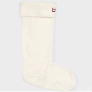 Women’s Hunter Boot socks, Fleece. Cream color. Size Medium (5-7)